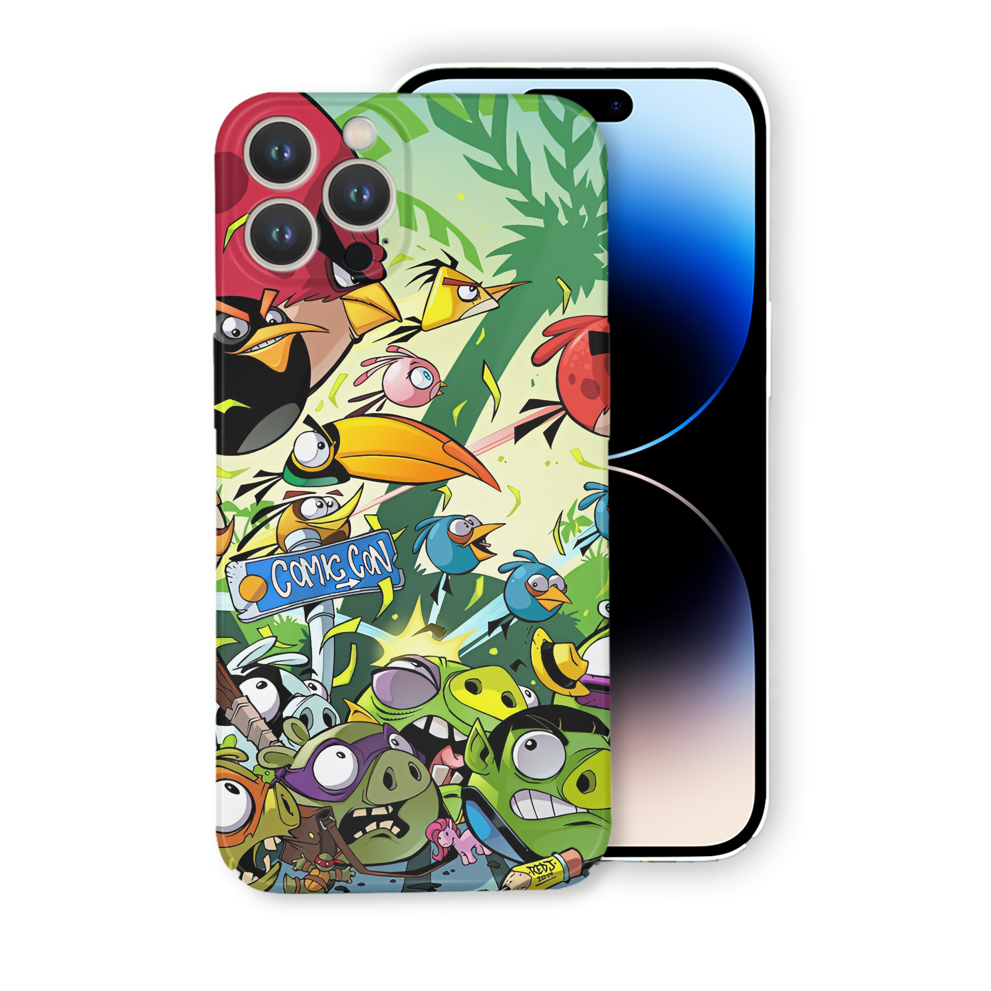 （画像用） Angry Birds アングリーバード 【iPhone 14シリーズ対応】ハードケース